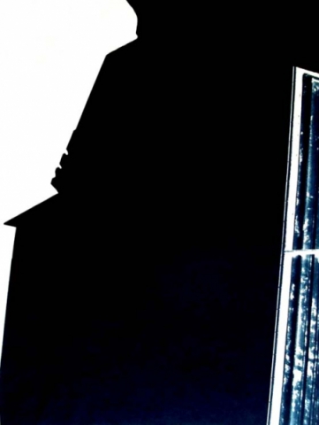 Aix neg blau, 1, Handabzug, Blaudruck, 30 x 40cm, 1996