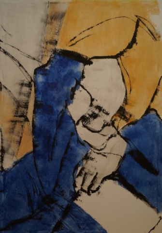 Neuhaus, Acryl und Abtönfarbe auf Leinwand, 140 x 200 cm Neuhaus, Acryl und Abtönfarbe auf Leinwand, 140 x 200 cm