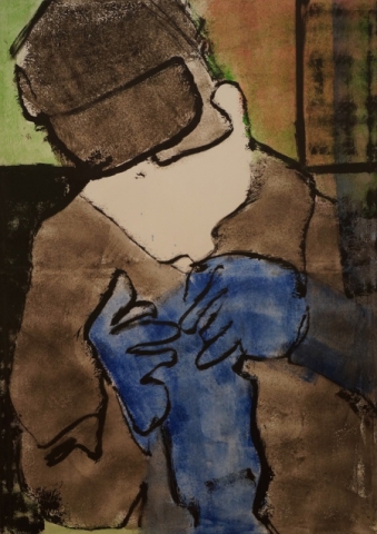 Schumann, Acryl und Abtönfarbe auf Leinwand, 140 x 200 cm Schumann, Acryl und Abtönfarbe auf Leinwand, 140 x 200 cm