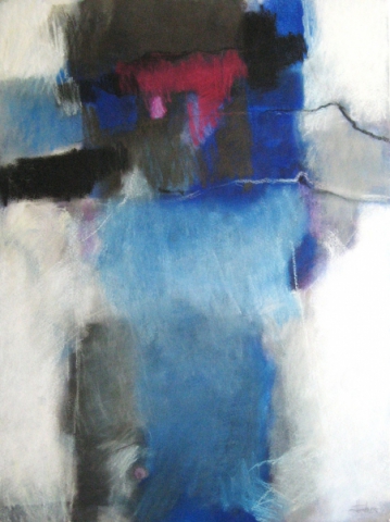 Günter Hähner: Ohne Titel, Aquarell und Pastell auf Papier, 70 x 50 cm, 2009 Günter Hähner: Ohne Titel, Aquarell und Pastell auf Papier, 70 x 50 cm, 2009