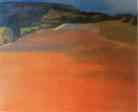 Stella Kown-Mockenhaupt: Weizenfeld, Eitempera, 55x60cm, 2007 Stella Kown-Mockenhaupt: Weizenfeld, Eitempera, 55x60cm, 2007