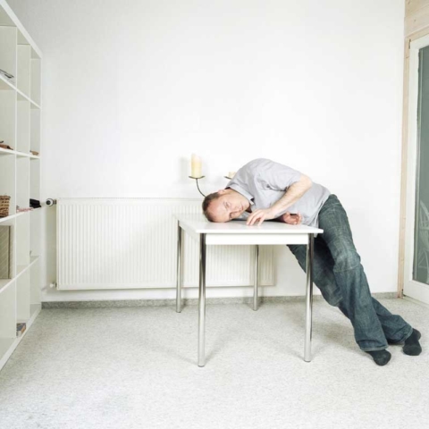 Marc Baruth: (I come and stand) at every door 01, lambda print, 60 x 60 cm, 2006