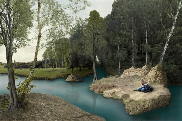 Marc Baruth: Der verlorene Sohn: Der Schafhirte im Walde / The Prodigal Son: The Shephard in the Woods, lambda print, 58 x 81 cm, 2005