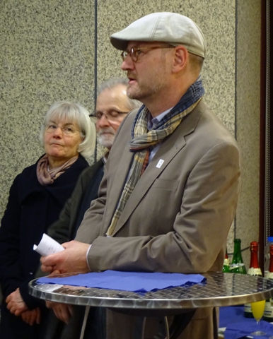 Begrüßung und Danksagung des Künstlers Michael G. Müller Begrüßung und Danksagung des Künstlers Michael G. Müller