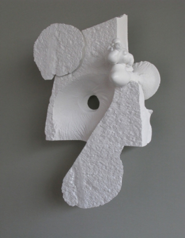 Dago Koblenzer:  Hallo Henry, Hartschaum, Acryl, 61 x 39 x 23 cm, Relief, 2010 Dago Koblenzer:  Hallo Henry, Hartschaum, Acryl, 61 x 39 x 23 cm, Relief, 2010