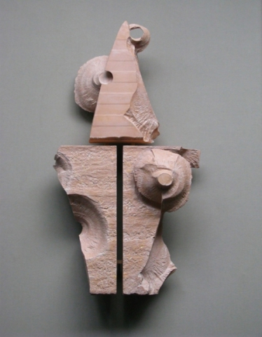 Dago Koblenzer:  Quaderkonfiguration, Hartschaum, Acryl, 98 x 52 x 24 cm, Relief, 2012 Dago Koblenzer:  Quaderkonfiguration, Hartschaum, Acryl, 98 x 52 x 24 cm, Relief, 2012