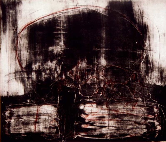 Benno Derda: Studie / A Study, Farbradierung / color intaglio print, 73 x 85 cm, 2006 Benno Derda: Studie / A Study, Farbradierung / color intaglio print, 73 x 85 cm, 2006