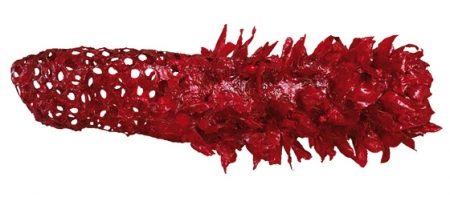 Kristian Kosch: Gelastik 2, Gelantine, Rinderohren, 220 x 68 x 63cm, 2014