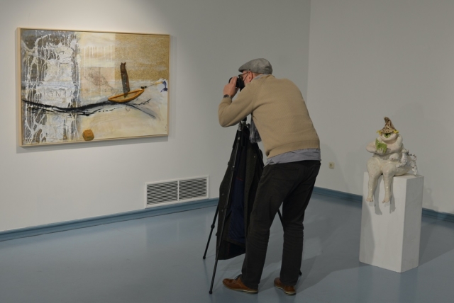 Michael G. Müller fotografiert für sein Archiv.