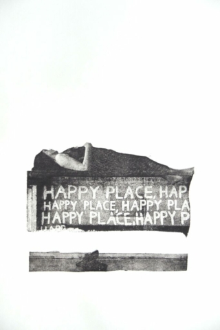 Frauen liegend, Serie Happy Place (Papierlithographie)