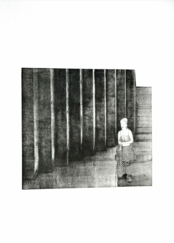 Odesängerin, Serie Ode an eine Hoffnung (Papierlithographie)